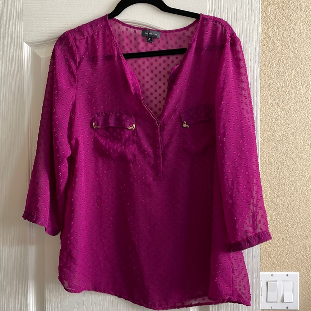 Womens Fuschia/ Berry Blouse